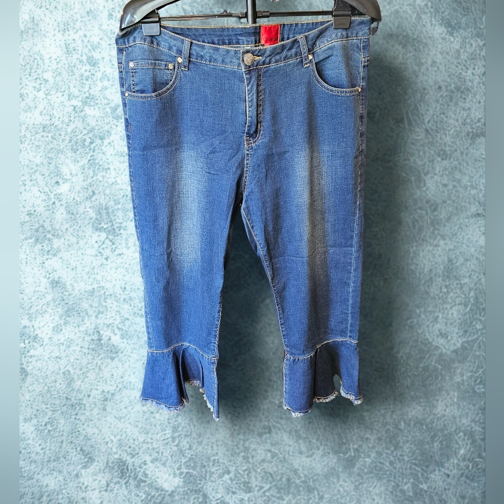 Flare Ruffly Bottom Jeans
